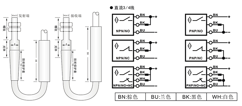 M3激光開關(guān)對射式