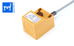 Q40黃色方形電感式接近開關